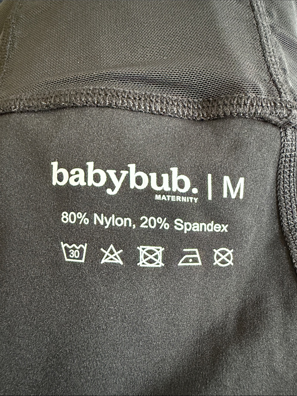 Babybub Black Postpartum Leggings - Black Size Medium (Postpartum) - Picture 8 of 9
